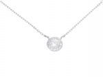 White gold necklace k14 with zircon  (code S244055)